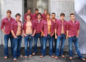Abercrombie & Fitch models.