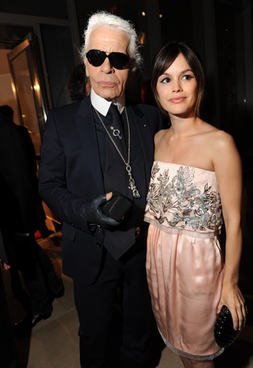 Karl Lagerfeld and Rachel Bilson's Ice Cream Social