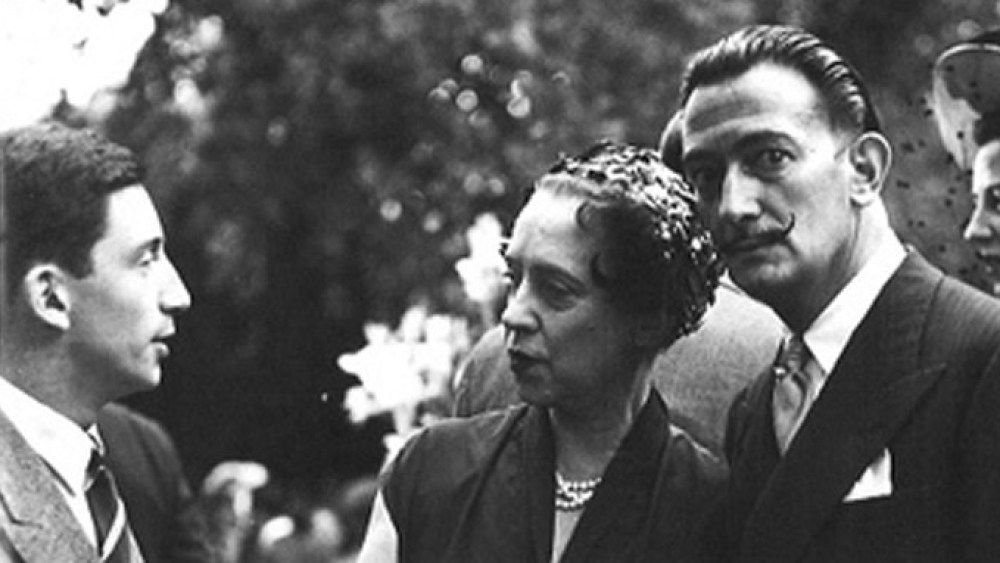 Elsa Schiaparelli and Salvador Dalí.
