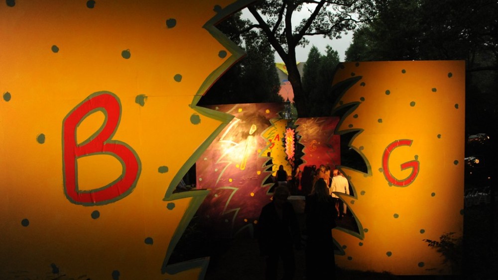 Watermill Center Benefit Draws Sodden Crowd