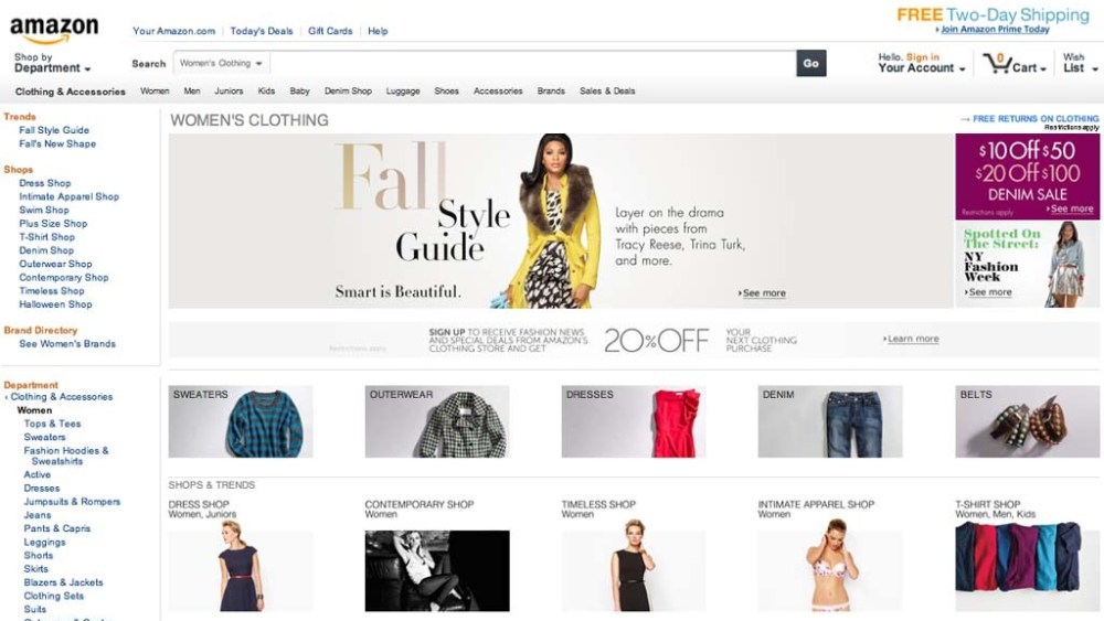 Amazon E-commerce Reign Pushes Retailers Step Up