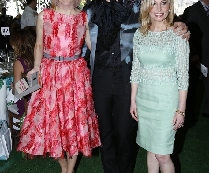 New York Socials Don Their Headgear Central Park 'Hat Luncheon'