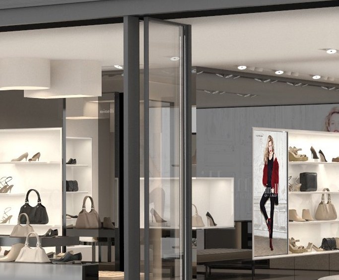 A rendering of a Minelli shoe store in China.