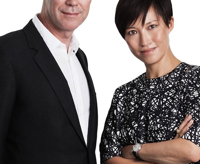 Jimmy Choo's Pierre Denis and Sandra Choi