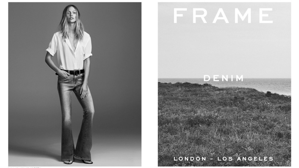 Frame Denim's Spring Ad Campaign Starring Sasha Pivovarova