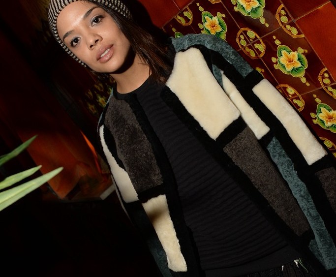 Tessa Thompson Steps Out Rodarte's After-Party