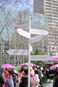 Target and Lilly Pulitzer take, Bryant Park