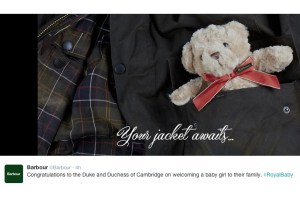 Brands Congratulate Duchess of Cambridge