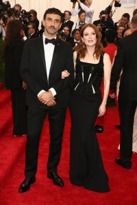 Riccardo Tisci with Julianne Moore in Givenchy