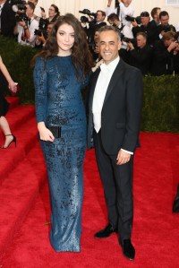 Lorde in Calvin Klein Collection with Francisco Costa