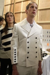 Backstage, Alexander McQueen, Men's, Spring, 2016