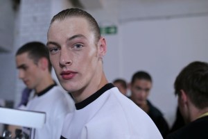 Backstage at Bobby Abley Men's Spring 2016