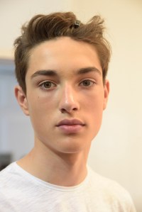 Backstage at Burberry Men's RTW Spring 2016
