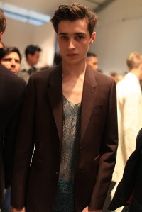 Backstage at Burberry Men's RTW Spring 2016