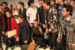 Backstage at Burberry Men's RTW Spring 2016