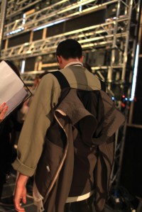Backstage at Canali Men's Spring 2016