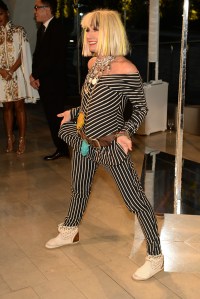 Betsey Johnson at 2015 CFDA Fashion Awards Red Carpet