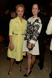 Carolina Herrera and Patricia Lansing at 2015 CFDA Fashion Awards Red Carpet