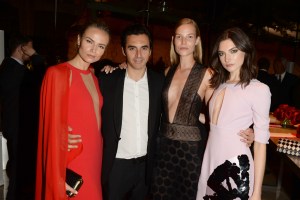 Natasha Poly, Yigal Azrouël, Suvi Koponen and Jacquelyn Jablonski at CFDA 2015 After Party