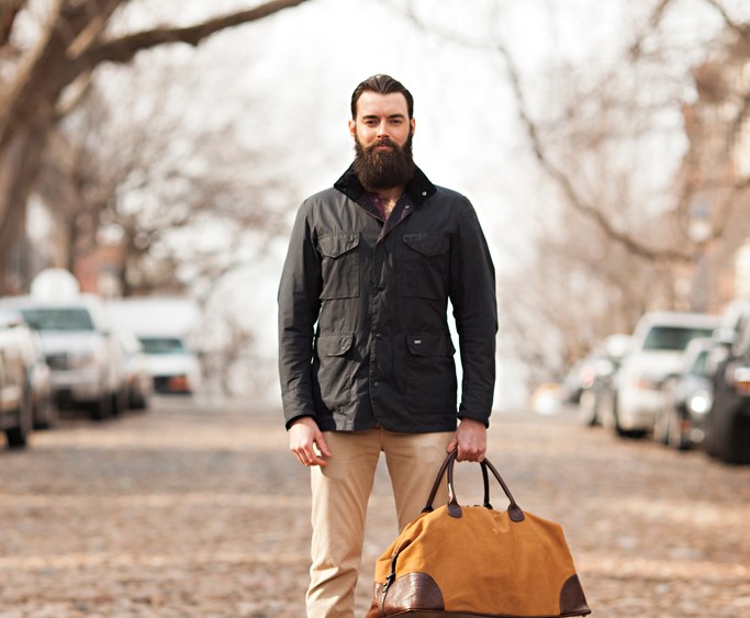 Men's Grooming: Nicholas Karnaze’s Stubble & ‘Stache
