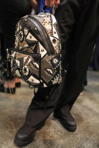 A Backpack Backstage at Fendi Men's RTW Spring 2016