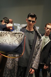 Models Backstage at Fendi Men's RTW Spring 2016