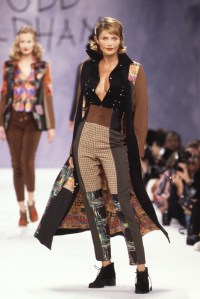 Helena Christensen in Todd Oldham Runway Show