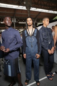 Backstage at Givenchy Men's RTW Spring 2016