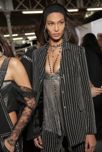 Backstage at Givenchy Fall Couture 2015