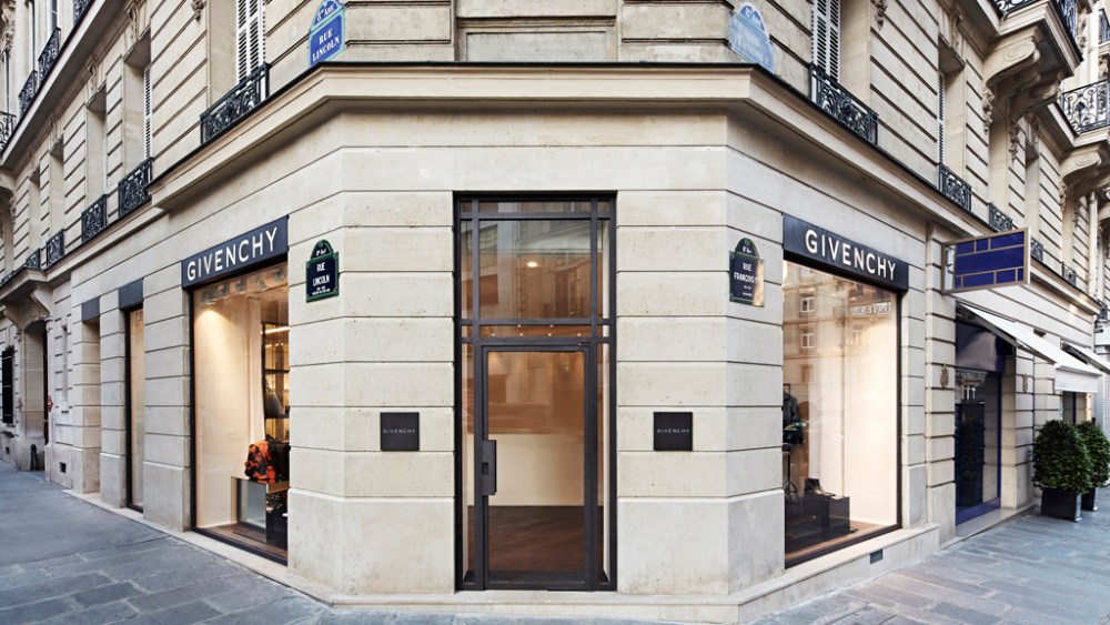 Givenchy's Rue François 1er men’s store