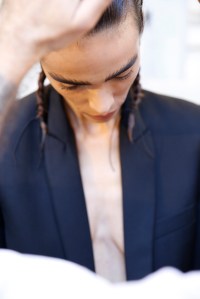 Backstage at Haider Ackermann Men's Spring 2016