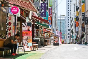 Myeongdong, Seoul, Korea, MERS