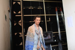 Backstage at Missoni Men's Spring 2016