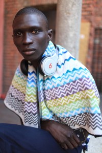 Backstage at Missoni Men's Spring 2016