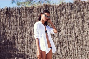 Liya Kebede in St. Tropez
