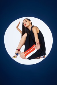 Preen by Thornton Bregazzi dress, Aquazzura shoes