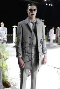 Backstage at Thom Browne Men's Spring 2016