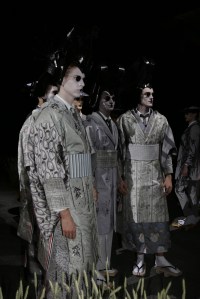 Backstage at Thom Browne Men's Spring 2016