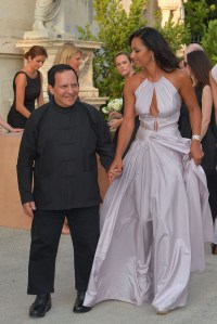 Azzedine Alaia and Rula Jebreal