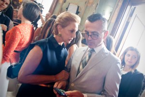 Carolina Herrera and Steve Kolb
