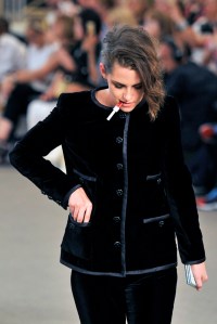 Kristen Stewart Front Row at Chanel Couture Fall 2015