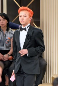 G-Dragon Front Row at Chanel Couture Fall 2015