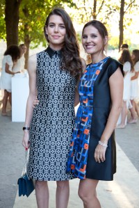 Charlotte Casiraghi and Virginie Ledoyen