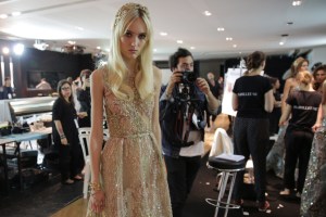 Backstage at Elie Saab Couture Fall 2015