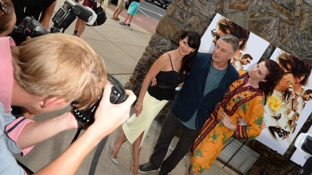Alec Baldwin with wife Hilaria and daughter Ireland.