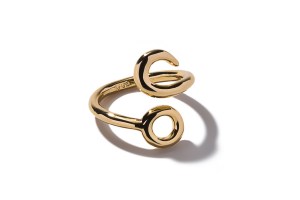 Giles & Brother’s gold-plated ring.