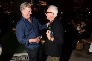 Christopher McDonald and Malcolm McDowell