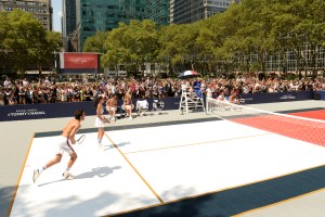 The scene at Bryant Park - Tommy Hilfiger x Rafael Nadal