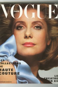 Catherine Deneuve on the cover of Vogue Paris