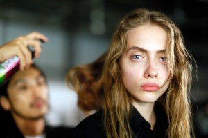Backstage at Alexander Wang RTW Spring 2016
